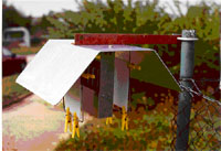 Zařízení SVÚOM pro měření znečištění ovzduší pasivními vzorkovači